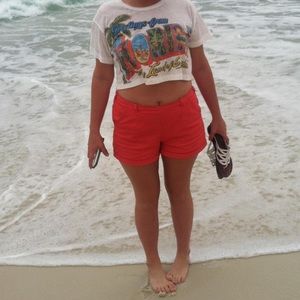 High waisted shorts